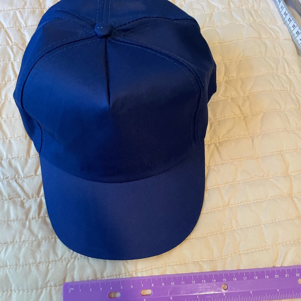 Blue baseball cap